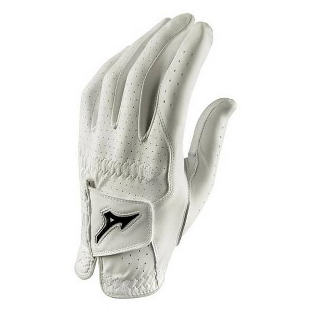 Panske Rukavice Mizuno Tour Golf Biele/Čierne Vypredaj QSOL21736